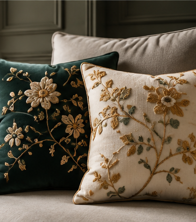 Embroidered Cushions